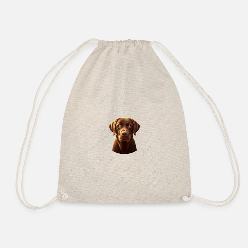 The beautiful brown Labrador 2.0 - Turnbeutel - Natur