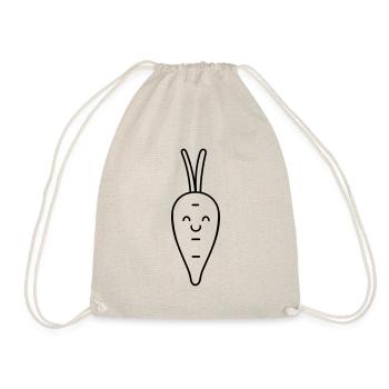 Carrot - Drawstring Bag - nature - Front