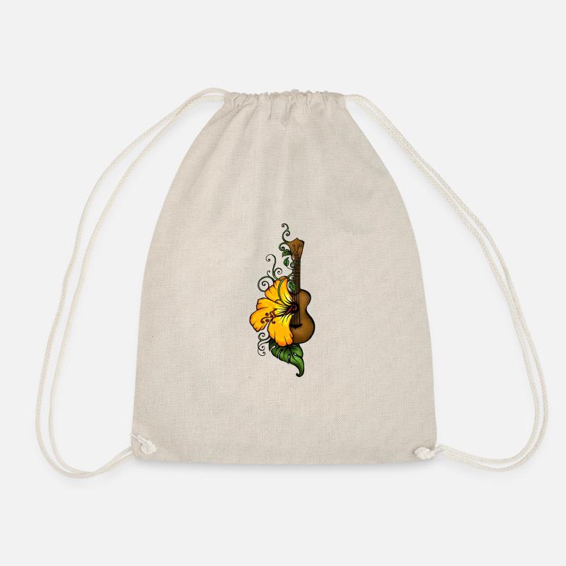 Ukulele - Drawstring Bag - nature