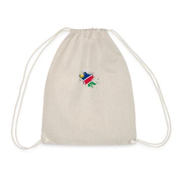 Namibia Flagge als Farbklecks - Turnbeutel - Natur - Vorne