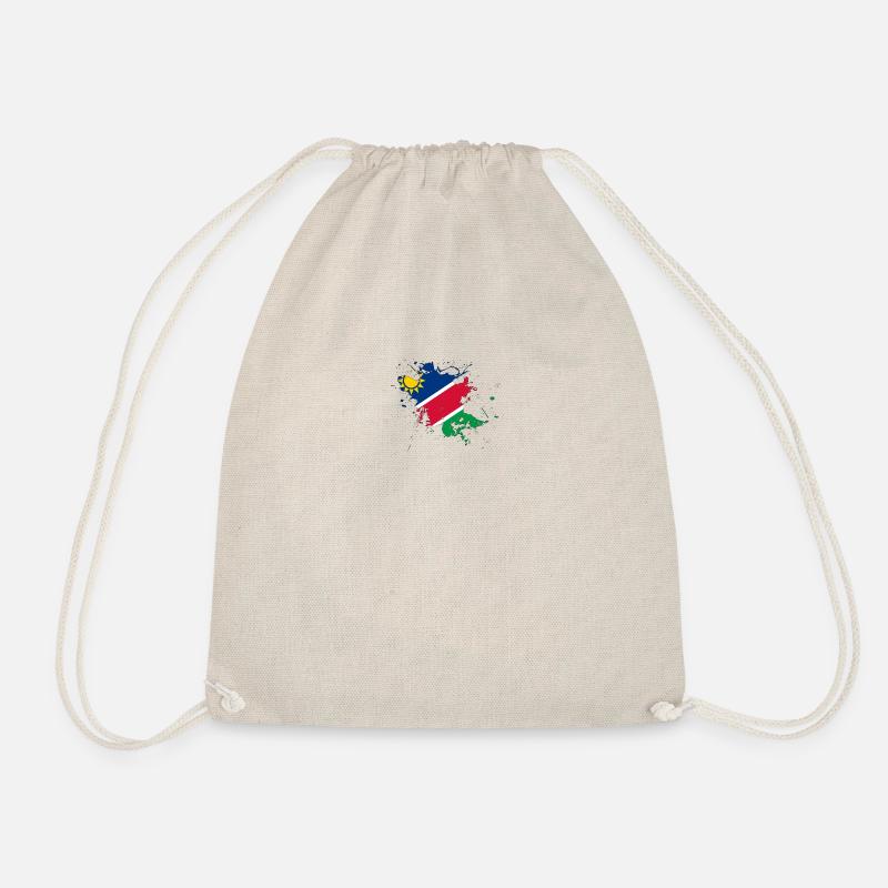 Namibia Flagge als Farbklecks - Turnbeutel - Natur