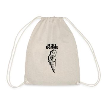 Ice Halloween Scary - Drawstring Bag - nature - Front