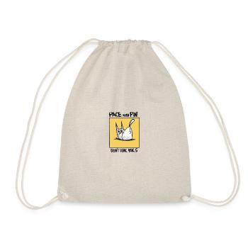 don't leak your s - Drawstring Bag - nature - Front