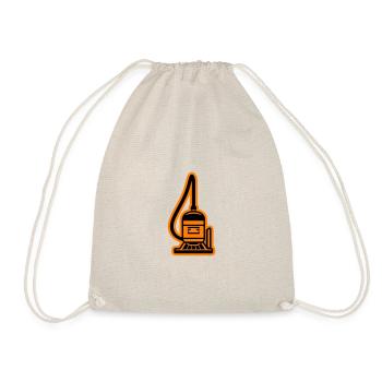 Vacuum Cleaner Symbol Cleaning Company - Drawstring Bag - nature - Front