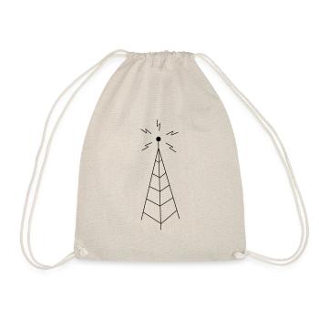 Transmission Tower Sendemast - Drawstring Bag - nature - Front