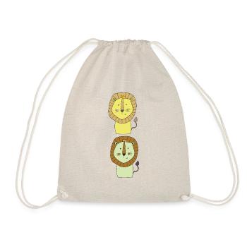 Leo twice - Drawstring Bag - nature - Front
