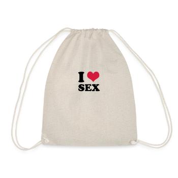 i love sex - Turnbeutel - Natur - Vorne