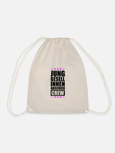 Junggesellinnenabschied Crew Jga - Turnbeutel - Natur