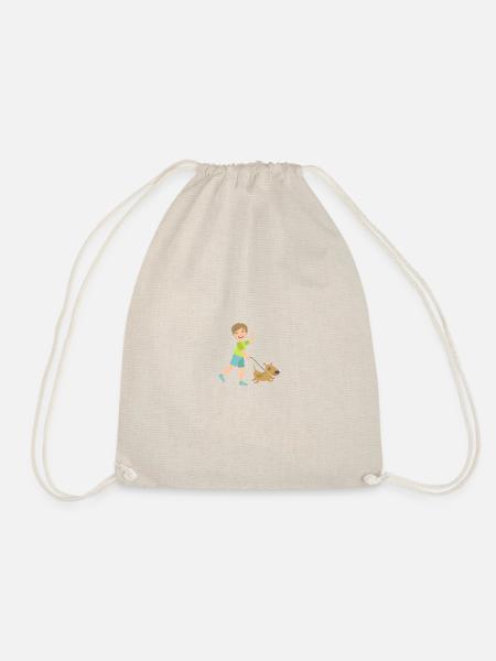 Hund - Turnbeutel - Natur