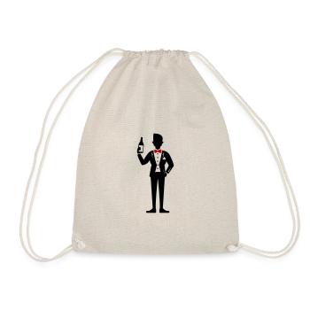 Groom Team Bachelor Party - Drawstring Bag - nature - Front