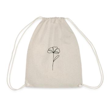 Fleur d’une ligne - Sac de sport léger - nature - Devant