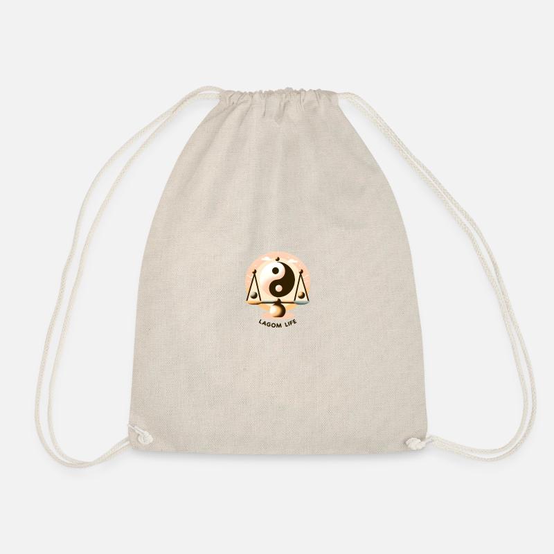 Lagom Leben - Turnbeutel - Natur