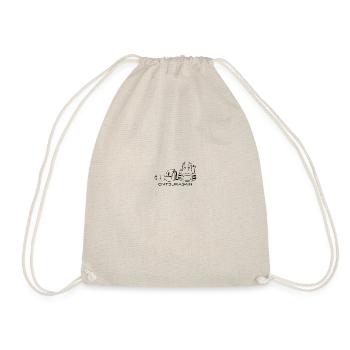 ON TOUR AGAIN - Travel products: T-shirts and Co. - Drawstring Bag - nature - Front