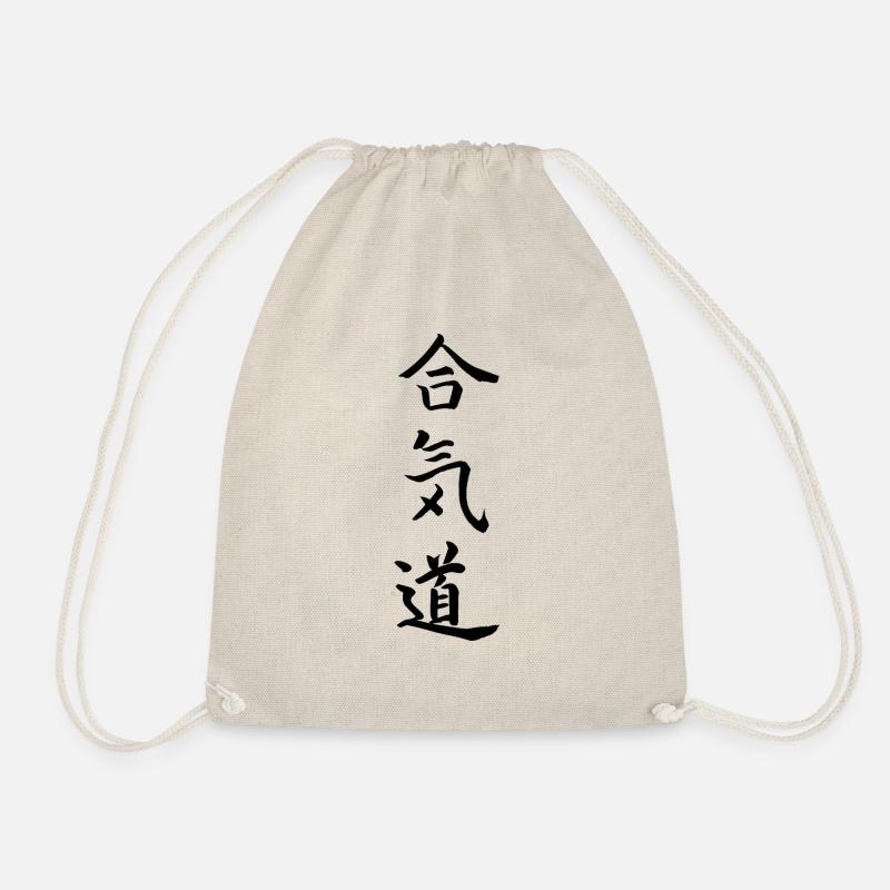 Aikido - Turnbeutel - Natur