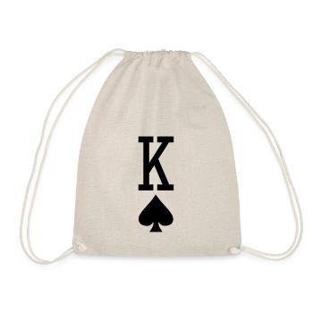 Carte à jouer au poker - King of Spades - Sac de sport léger - nature - Devant
