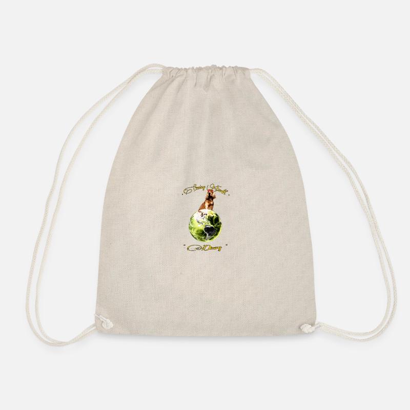 SAVING EARTH DOG - Drawstring Bag - nature
