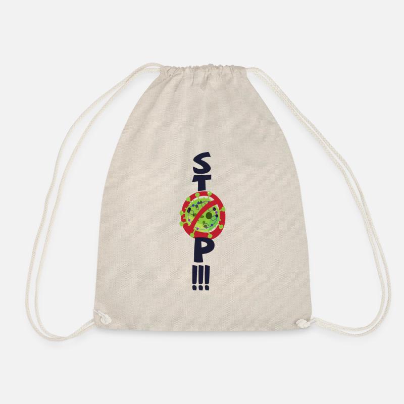arrêter le virus - Sac de sport léger - nature
