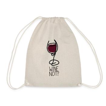 Wine Not? Red - Turnbeutel - Natur - Vorne