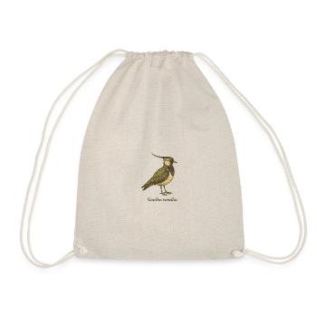Lapwing - Vintage Illustration - Drawstring Bag - nature - Front