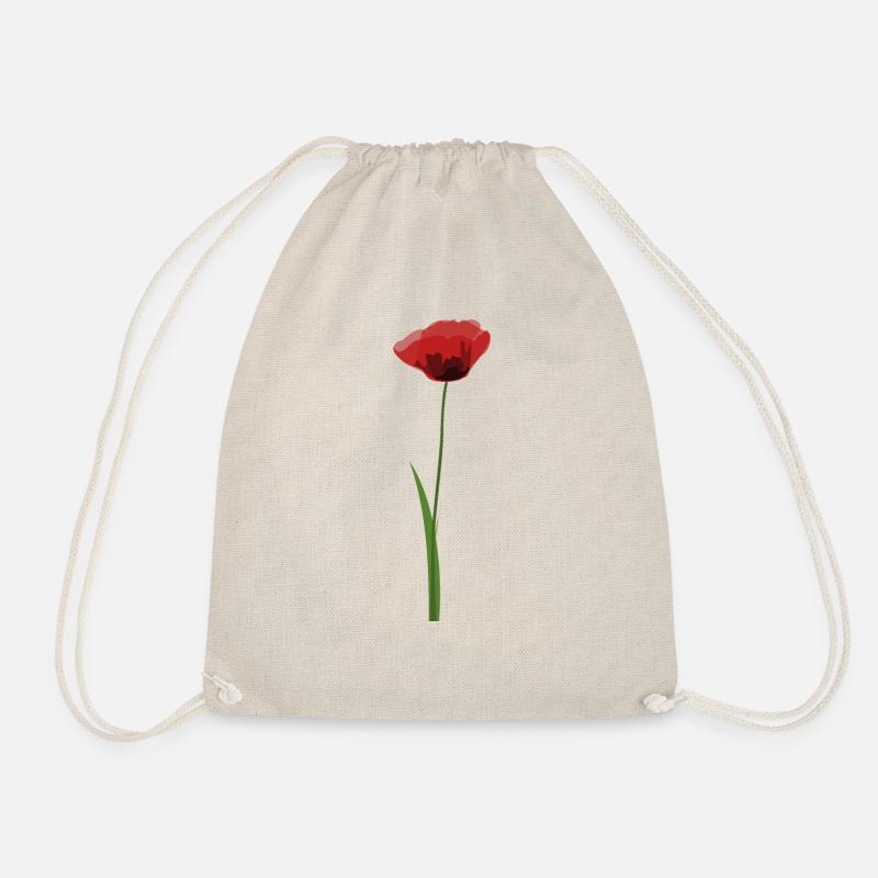 Poppy - Drawstring Bag - nature