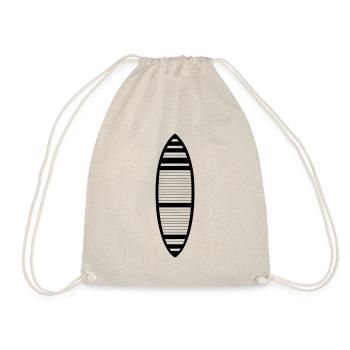 Surfboard - Drawstring Bag - nature - Front
