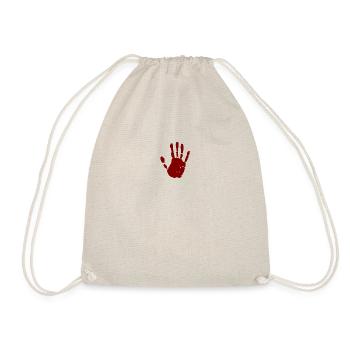 Empreinte de main sanglante - Sac de sport léger - nature - Devant