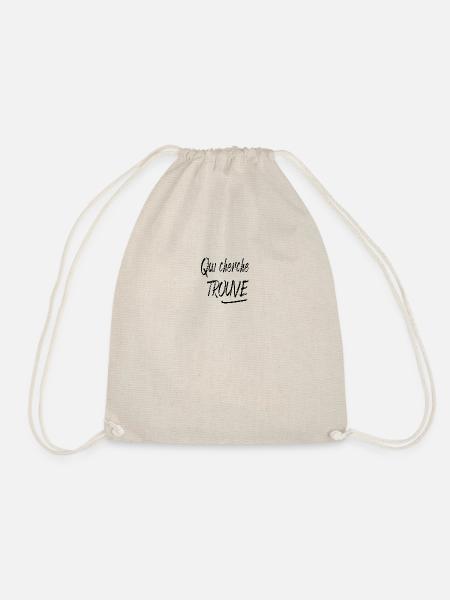 Qui cherche trouve - Sac de sport léger - nature