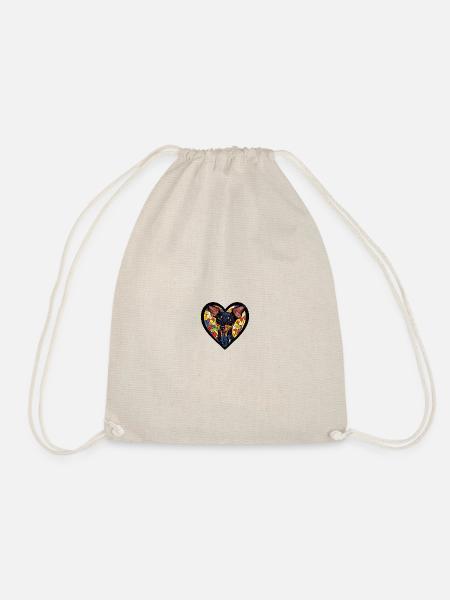 Pinscher Chien Coeur Amour - Sac de sport léger - nature