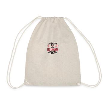 au 8ème jour dieu créa les chauves - Sac de sport léger - nature - Devant