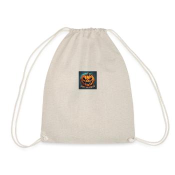 Happy Halloween Scary Pumpkin - Turnbeutel - Natur - Vorne
