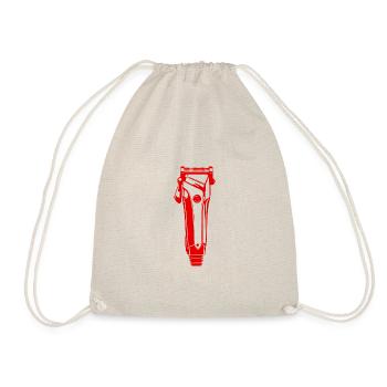 Hair clippers hairdresser - Drawstring Bag - nature - Front