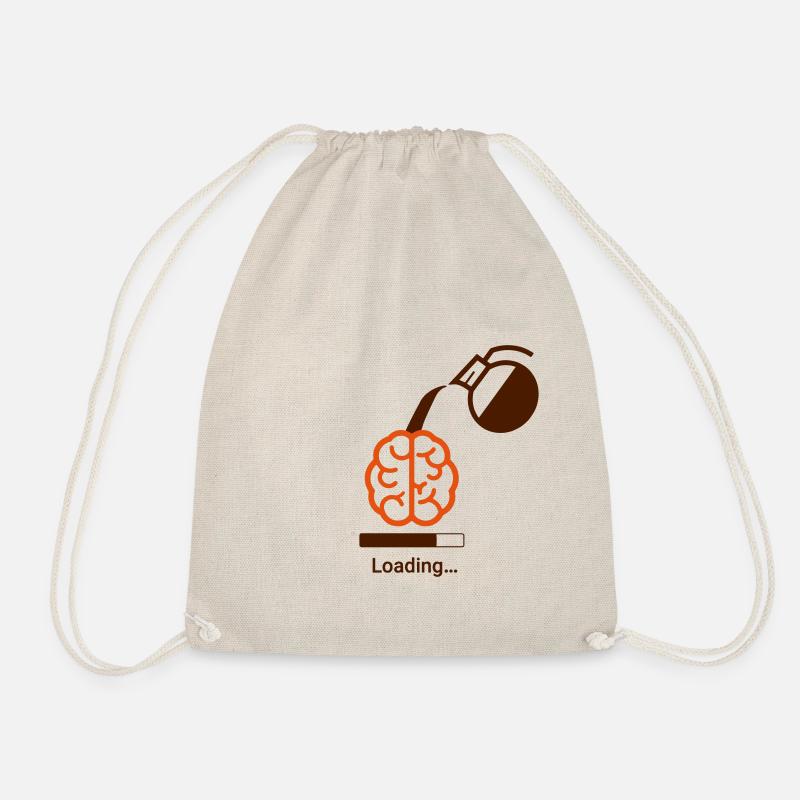 Coffee loading to Brain - Turnbeutel - Natur