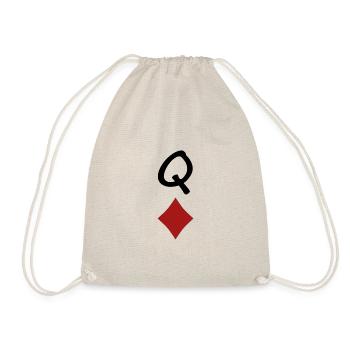 King Queen Partnerlook - Drawstring Bag - nature - Front