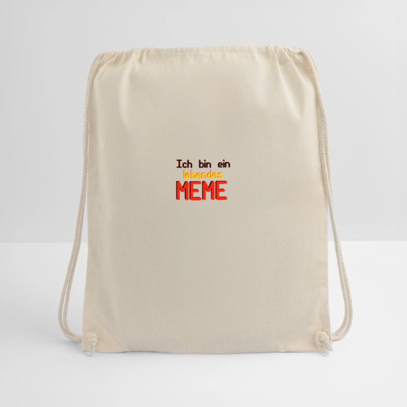 Ich bin ein lebendes Meme (Basic Collection) Turnbeutel