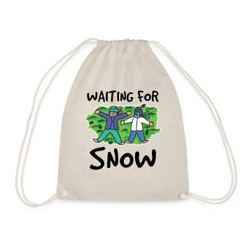 snow - Drawstring Bag - nature - Front