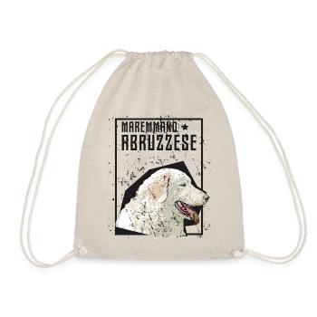 Pastore Maremmano Abruzzese Herdenschutz Hütehund - Turnbeutel - Natur - Vorne