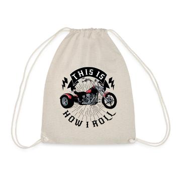 Biker Motocycliste Moto Trike Shopper - Sac de sport léger - nature - Devant