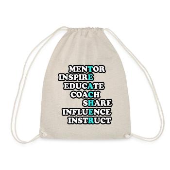 Funny Teacher Gift - Geschenk für Lehrerin - Turnbeutel - Natur - Vorne