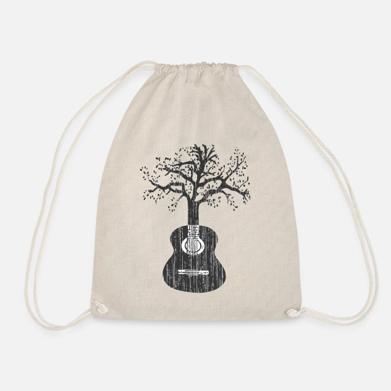 Gitarre Baum - Turnbeutel - Natur