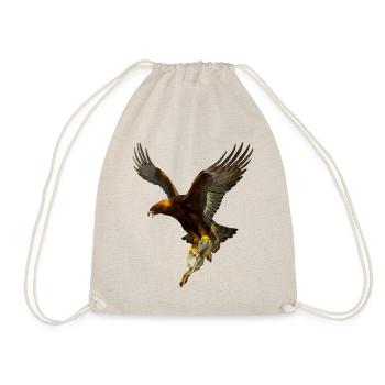 Eagle - Drawstring Bag - nature - Front