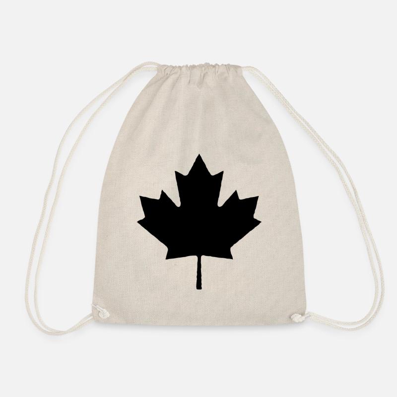 Maple maple leaf - Drawstring Bag - nature