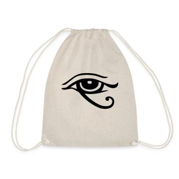 Egypt Horus Eye Eye - Drawstring Bag - nature - Front