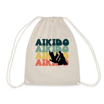 Aikido - Turnbeutel - Natur - Vorne