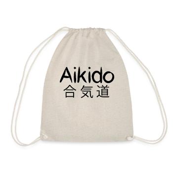 Aikido - Turnbeutel - Natur - Vorne