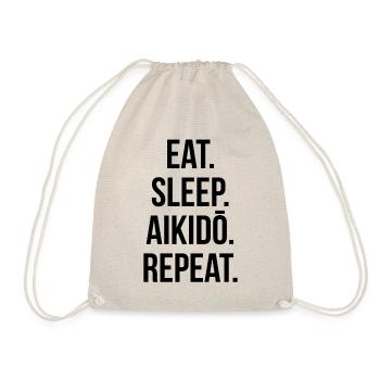 Aikido - Turnbeutel - Natur - Vorne