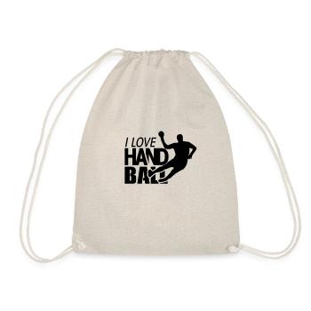 Joueur handball handball handball hand ball - Sac de sport léger - nature - Devant