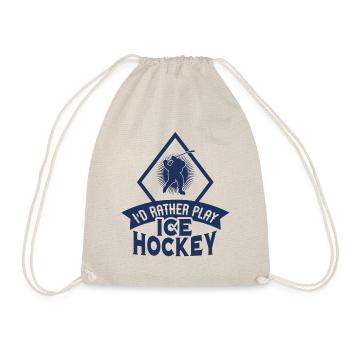 Eishockey Eishockey Eishockey Eishockey - Turnbeutel - Natur - Vorne
