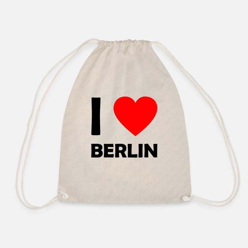 I Love Berlin - Turnbeutel - Natur