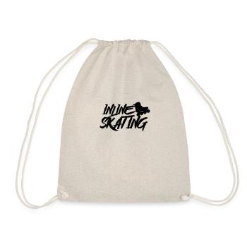 Inliner skating - Drawstring Bag - nature - Front