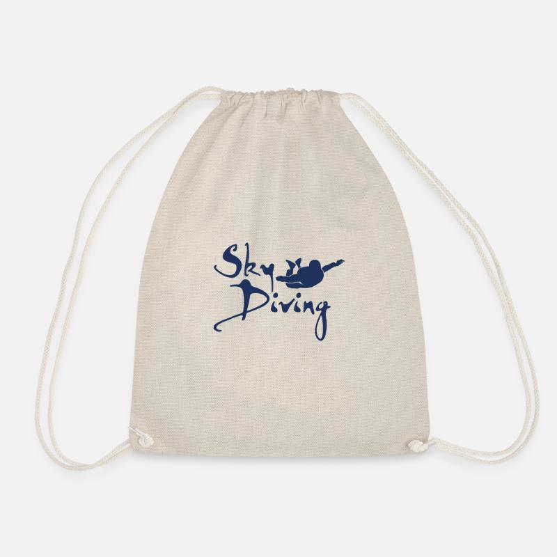 Skydiving Skydiving - Drawstring Bag - nature